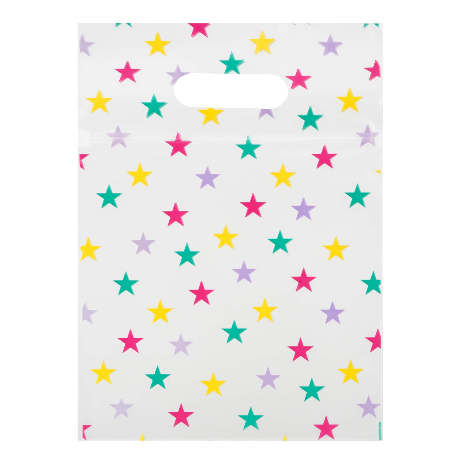 Multicolor Stars Zipper Treat Bags, 12ct. by Celebrate It™