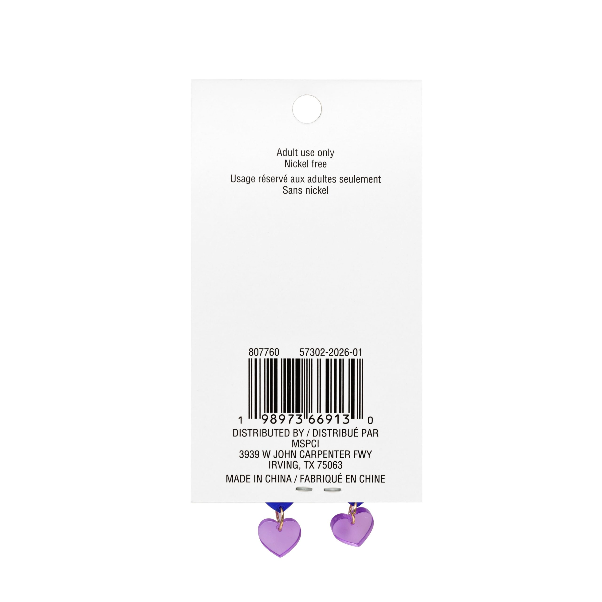 Pride Rainbow Heart Dangle Earrings by Celebrate It™ - Image 4
