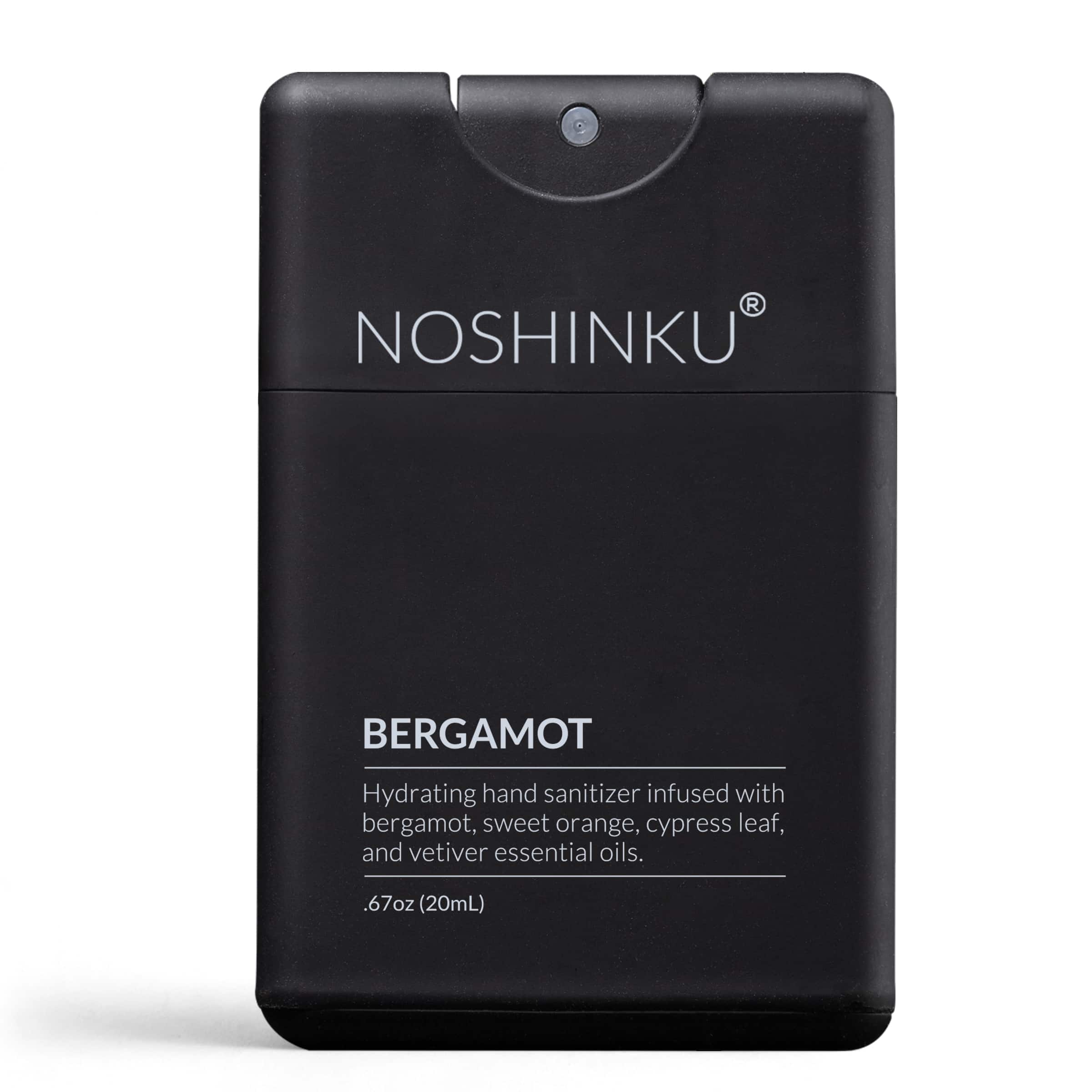 Noshinku Refillable Bergamot Ultra-Hydrating Pocket Hand Sanitizer Spray