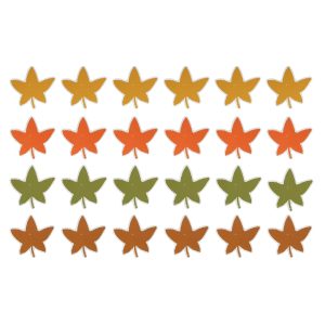 Class Rules! Small Dry Erase Die Cut Leaves, 24ct. by B2C™